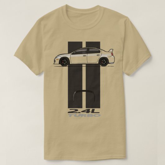 Stripes Multicolor B BW T-shirt (Design voorkant)