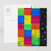 Stripes n Spots Briefkaart (Voorkant / Achterkant)