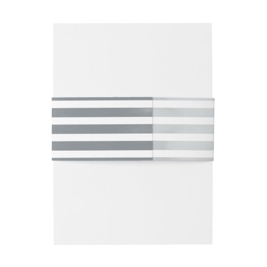 Stripes nautische bruiloft uitnodiging uitnodigingen wikkel (Achterkant Voorbeeld)