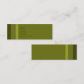 Stripes nr. 0010 mini visitekaartje (Voorkant / Achterkant)