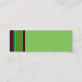 Stripes nr. 0013 mini visitekaartje (Achterkant)