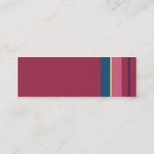 Stripes nr. 0077 mini visitekaartje (Achterkant)