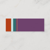 Stripes nr. 0078 mini visitekaartje (Achterkant)