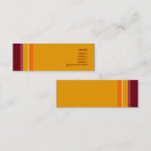 Stripes nr. 0110 mini visitekaartje (Voorkant / Achterkant)