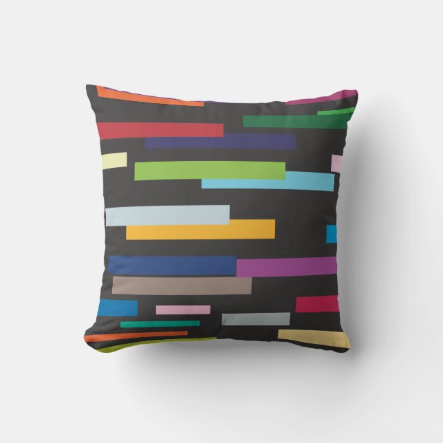 Stripes of Color American Mojo Pillow/Cushion Kussen (Voorkant)