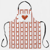 Stripes of Hearts Schort (Voorkant)