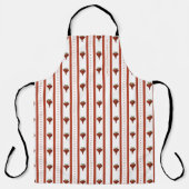 Stripes of Hearts Schort (Voorkant)