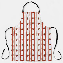 Stripes of Hearts Schort