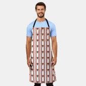 Stripes of Hearts Schort (Gedragen)