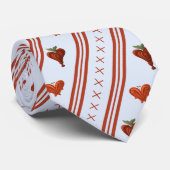 Stripes of Hearts Stropdas (Opgerold)