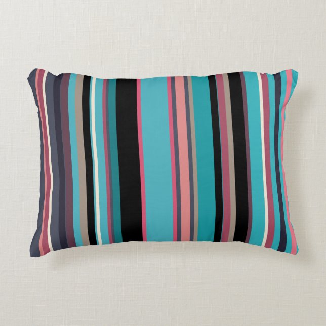 Stripes of the Horizon 2 Accent Kussen (Voorkant)