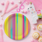 Stripes Papieren Bordje (Feest)