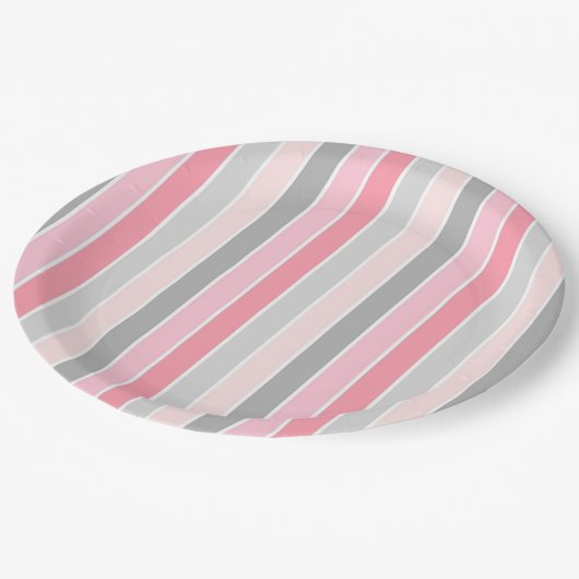 Stripes Papieren Bordje (Gekanteld)