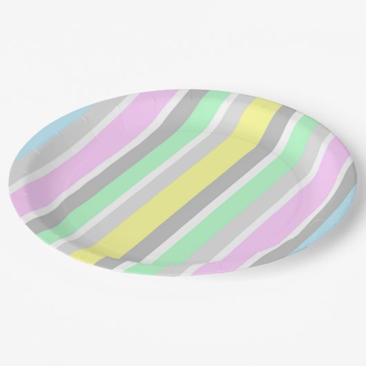 Stripes Papieren Bordje (Gekanteld)