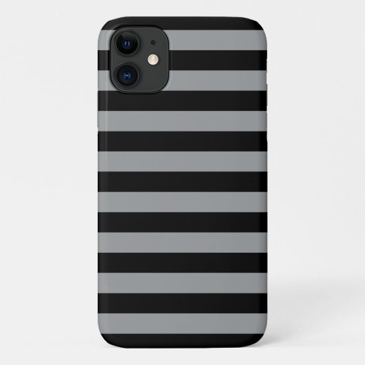 Stripes (parallelle lijnen) — grijs Case-Mate iPhone case (Achterkant)