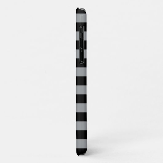 Stripes (parallelle lijnen) — grijs Case-Mate iPhone case (Achterkant/links)