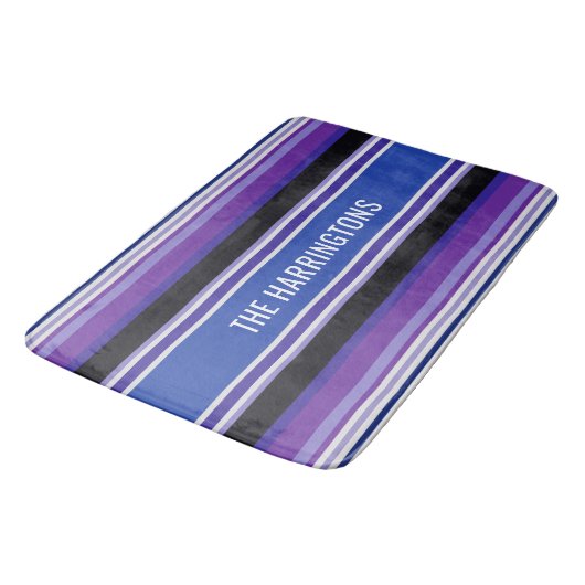 Stripes patroon aangepaste badmatten (Gekanteld)