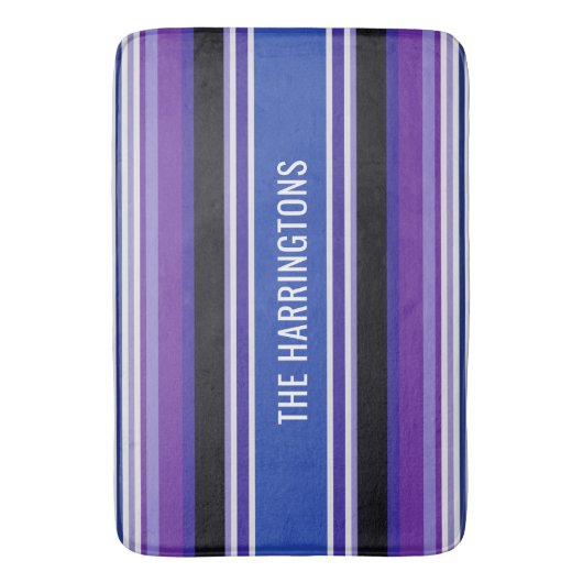 Stripes patroon aangepaste badmatten (Voorkant Verticaal)
