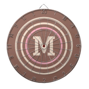 Stripes Patroon aangepaste monogram dart board Dartbord