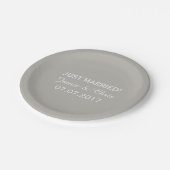 Stripes Patroon aangepaste papieren borden Bordje (Gekanteld)