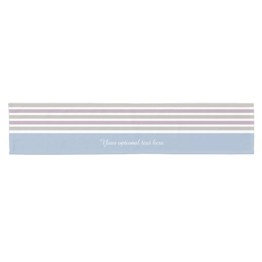 Stripes Patroon aangepaste tabel hardlopers Korte Tafelloper (Horizontaal)