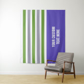 Stripes patroon aangepaste teksttapestries wandkleed (In situ)