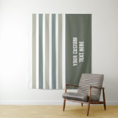 Stripes patroon aangepaste teksttapestries wandkleed (In situ)