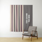 Stripes patroon aangepaste teksttapestries wandkleed (In situ)