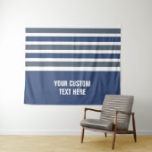 Stripes patroon aangepaste teksttapestries wandkleed (In Situ (horizontaal))