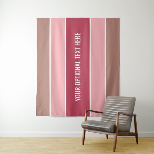 Stripes patroon aangepaste teksttapestries wandkleed (In situ)