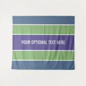 Stripes patroon aangepaste teksttapestries wandkleed (Voorkant (horizontaal))