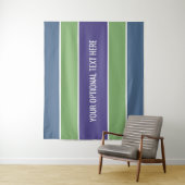 Stripes patroon aangepaste teksttapestries wandkleed (In situ)