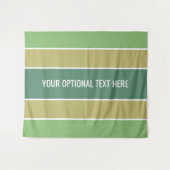 Stripes patroon aangepaste teksttapestries wandkleed (Voorkant (horizontaal))