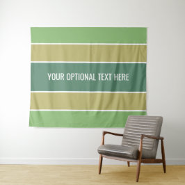 Stripes patroon aangepaste teksttapestries wandkleed