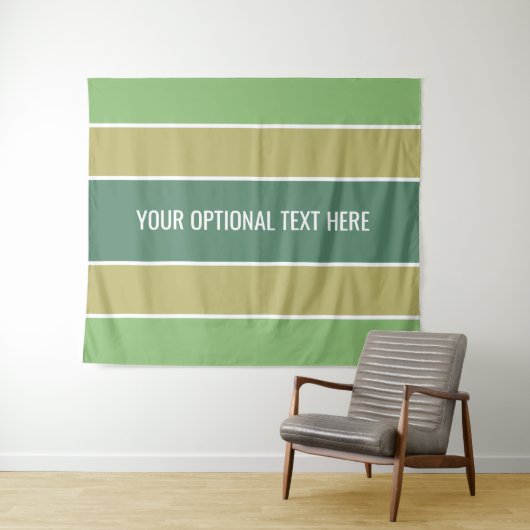 Stripes patroon aangepaste teksttapestries wandkleed (In Situ (horizontaal))