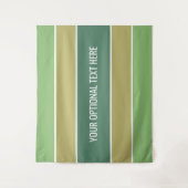 Stripes patroon aangepaste teksttapestries wandkleed (Voorkant)