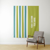 Stripes patroon aangepaste teksttapestries wandkleed (In situ)