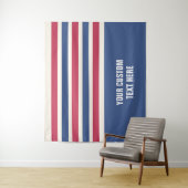 Stripes patroon aangepaste teksttapestries wandkleed (In situ)