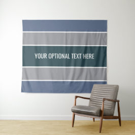 Stripes patroon aangepaste teksttapestries wandkleed