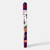Stripes patroon & naam COOL Case-Mate iPhone Case (Achterkant / Links)