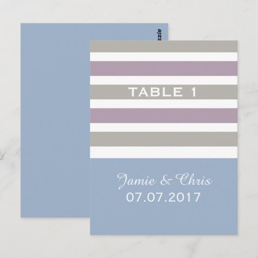 Stripes Pattern aangepast briefkaart (Voorkant / Achterkant)