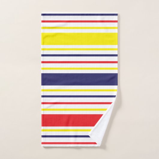 Stripes Pattern Colorful Summer Modern Bad Handdoek (Handdoek)