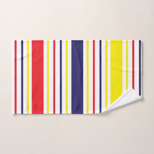 Stripes Pattern Colorful Summer Modern Bad Handdoek (Handdoek)