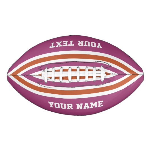 Stripes Pattern custom football (Voorkant)