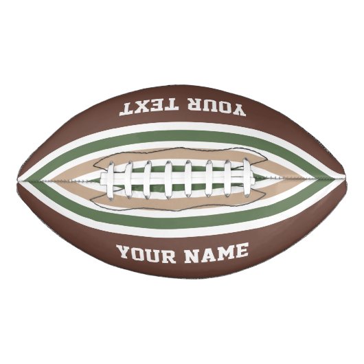 Stripes Pattern custom football (Voorkant)