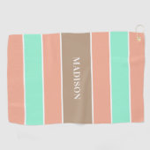 Stripes Pattern-label: golfhanddoek (Horizontaal)