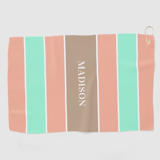 Stripes Pattern-label: golfhanddoek (Horizontaal)