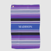 Stripes Pattern-label: golfhanddoek (Voorkant)