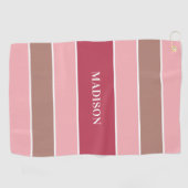 Stripes Pattern-label: golfhanddoek (Horizontaal)