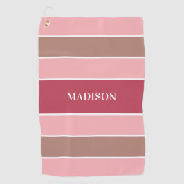 Stripes Pattern-label: golfhanddoek